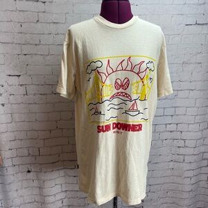 M/sf/t mad minds 50/50 short sleeve tshirt sundowner graphic